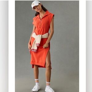 Anthropologie Daily Practice Meru zip front Sleeveless Dress Size XXS Active